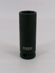 Головка ударная 19мм-1/2&quot;,6-гранная, удлиненная Titan