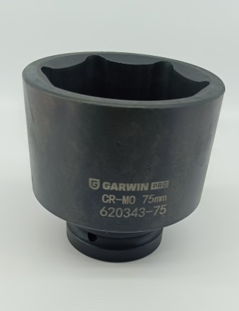 Торцевая головка 75мм-1&quot;, 6-гран, ударная, GARWIN