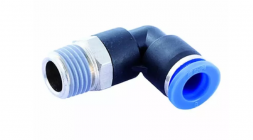 Уголок М1/8&quot; цанга 8мм, с уплотнением, пластм. корпус, GARWIN