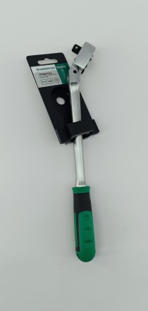 Трещотка 3/8&quot; 72зуб удлин., с шарниром, 300мм