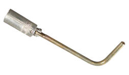 Ключ свечной 21мм, шарнирный, 220 мм, с резин., белый