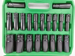 Набор головок ударных 1/2&quot;, 8-32 мм, 20 пред., зел.кейс