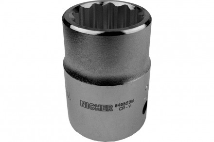 Торцевая головка 23мм-3/4&quot;, 12-гр, NICHER