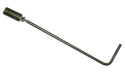 Ключ свечной 21мм, шарнир, 450 мм, с резин, белый