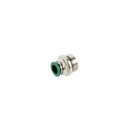 Цанговый фитинг M3/8&quot;  6мм, с уплотнением, пластм. корпус, GARWIN