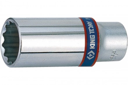 Торцевая головка 3/8&quot;-13мм,12-гр, глубокая, KING TONY