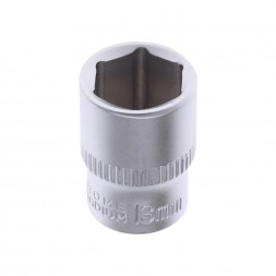 Головка торцевая 1/4&quot; 13мм 6-гранная, AV Steel