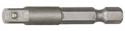 Адаптер с шестигранником 1/4&quot;на квадрат 1/4&quot;L=25мм, LICOTA