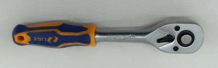 Трещотка реверсивная 1/4, 72 зуб., L=155 мм