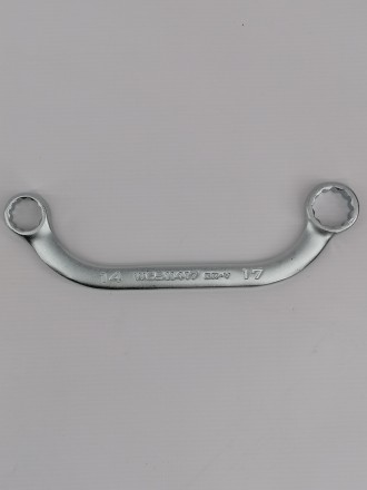 Ключ накидной изогнутый стартерный 14*17мм, JONNESWAY