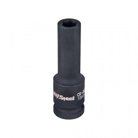 Головка ударная 1/2&quot; 6-гр. 10мм удлиненная, AV Steel