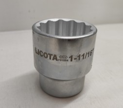 Головка торцевая 1&quot; 12-гран (42,86мм)  1&quot;-11/16&quot; LICOTA