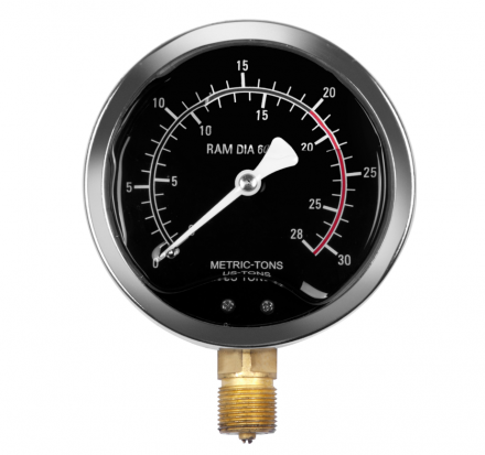 Манометр для пресса 20т, масляный AV-951020, AV Steel