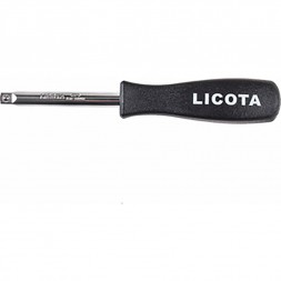 Отвертка-вороток 1/4&quot;, черная ручка, LICOTA