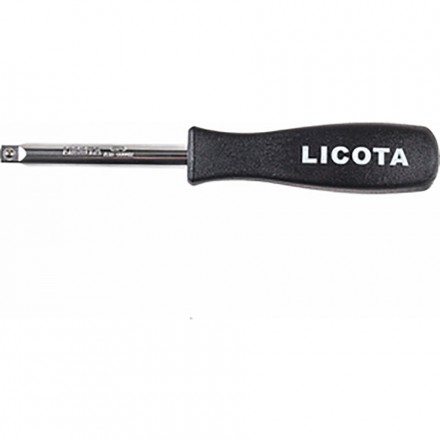 Отвертка-вороток 1/4&quot;, черная ручка, LICOTA