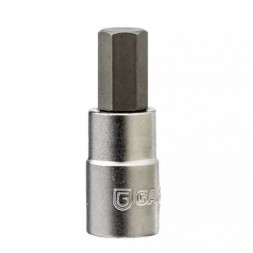 Головка 1/4&quot; с шестигранной вставкой HEX  7мм L=37мм, GARWIN