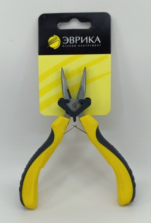 Тонкогубцы-утконосы прямые мини 5&quot; ЭВРИКА