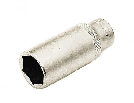 Головка 3/8&quot;-13мм, 6-гранная, глубокая, CrV, БМ
