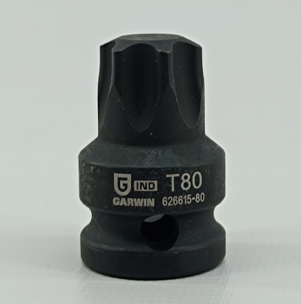 Головка TORX ударная  1/2&quot; T80, L=38,1 мм, GARWIN