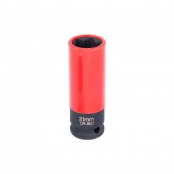 Головка ударная тонкостенная 1/2&quot;, 21мм., удлиненная для KIA, HYUNDAI i30, Tucson, AV Steel