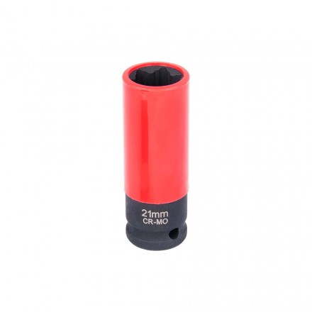 Головка ударная тонкостенная 1/2&quot;, 21мм., удлиненная для KIA, HYUNDAI i30, Tucson, AV Steel