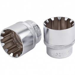 Торцевая головка Spline 1/2&quot; 17мм хром LICOTA