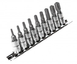 Набор насадок TORX 5-гран 1/4&quot; TS10H-TS50H 9шт