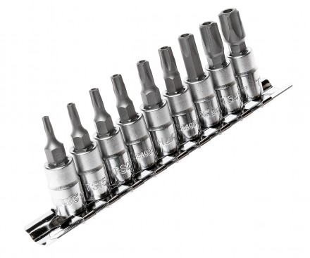 Набор насадок TORX 5-гран 1/4&quot; TS10H-TS50H 9шт