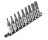 Набор насадок TORX 5-гран 1/4&quot; TS10H-TS50H 9шт