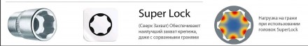 Головка торц  SUPER LOCK 1/2&quot; 10мм,6-гр ЗУБР