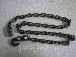 Крюк 1.5т+цепь ф10 -2м,финская,+2соед-ля,черная