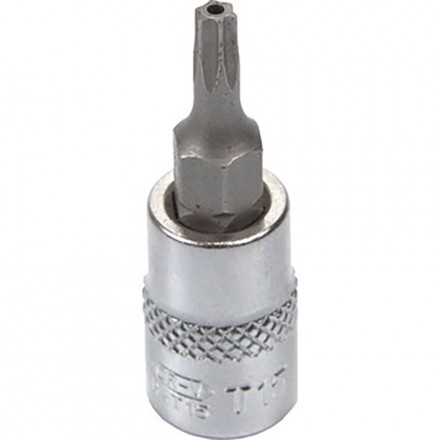 Головка 1/4&quot; с битой TORX T15H,с отверстием,LICOTA