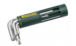 Ключи TORX имбусовые Т10-Т50 (с отверс) 8шт KRAFTOOL