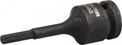 Головка-бита HEX 09мм-1/2&quot;,L=75мм,ударная,KRAFTOOL
