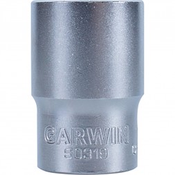 Торцевая головка 24мм 1/2&quot;, 6-гр, хром, GARWIN