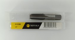 Метчик дюйм 1/4&quot;, в пластиковом футляре, ЭВРИКА