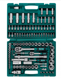 Набор инструмента 108 предм., (1/2″+3/8″+1/4″), универсальный, KRAFTOOL X-Drive.