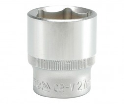 Головка торц 17мм-1/2&quot; 6-гран  CrV,BM