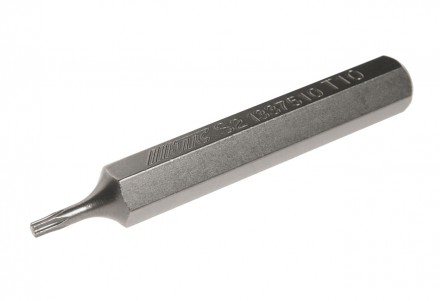 Бита 10мм TORX удлиненная T10*75мм S2 JTC