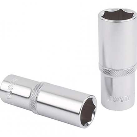 Торцевая головка 1/4&quot;-7мм, 6-гр, ударная глубокая с магнитом, LICOTA