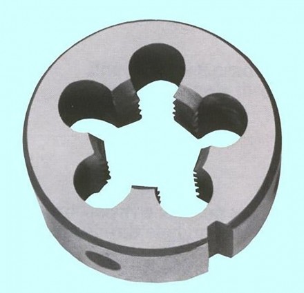 Плашка дюймовая UNC 7/16&quot;шаг 14 нит,dнар=30мм Р6АМ5