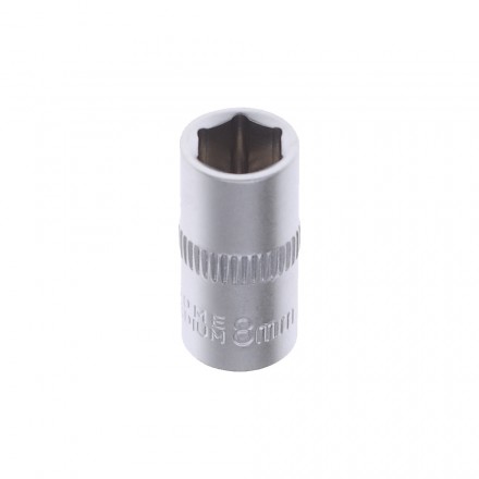 Головка торцевая 1/4&quot; 14мм 6-гранная удлиненная, AV Steel