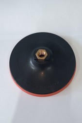 Тарелка опорная пластиковая для УШМ под круг на липучке, d=150мм, М14