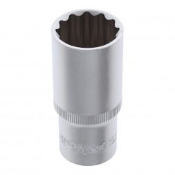 Головка торцевая 1/2&quot; 12-гр 27мм удлиненная, AV Steel