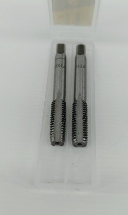Метчик ручной M 9*1,25 (пара), в пластиковом футляре ЭВРИКА