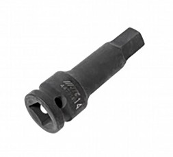 Головка торцевая глубокая ударная HEX 1/2&quot;-H14, L=78мм, JTC