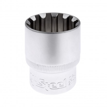 Головка торцевая 1/2&quot;  SPLINE 27мм, AV Steel