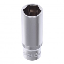Головка торцевая 1/4&quot; 13мм 6-гранная удлиненная, AV Steel