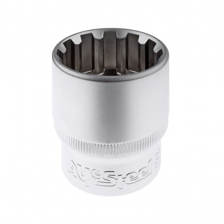 Головка торцевая 1/2&quot;  SPLINE 30мм, AV Steel