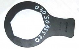 Ключ 110мм крышки ступицы BPW, накидной (пластина),L=240мм